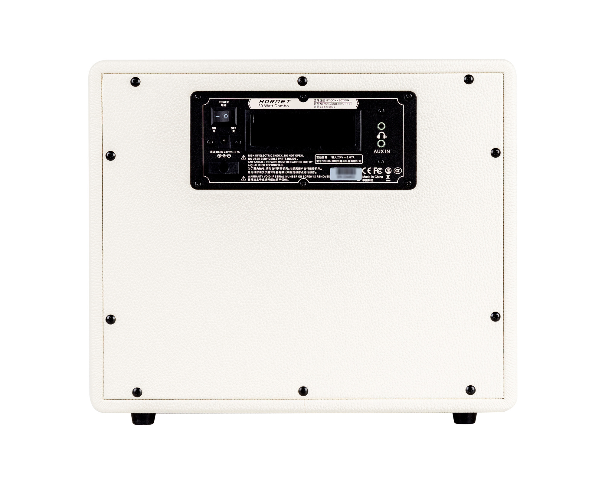 Mooer Hornet 30 White 30w 1x8 - Mini amplificador para guitarra - Variation 1