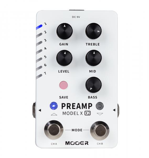 Preamplificador para guitarra eléctrica Mooer Preamp Model X2