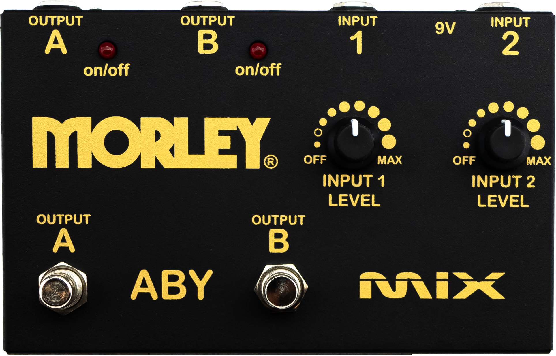 Morley Aby Mix Gold Series Switcher Avec Volume 2 Entrees 2 Sorties - Pedalera de control - Main picture