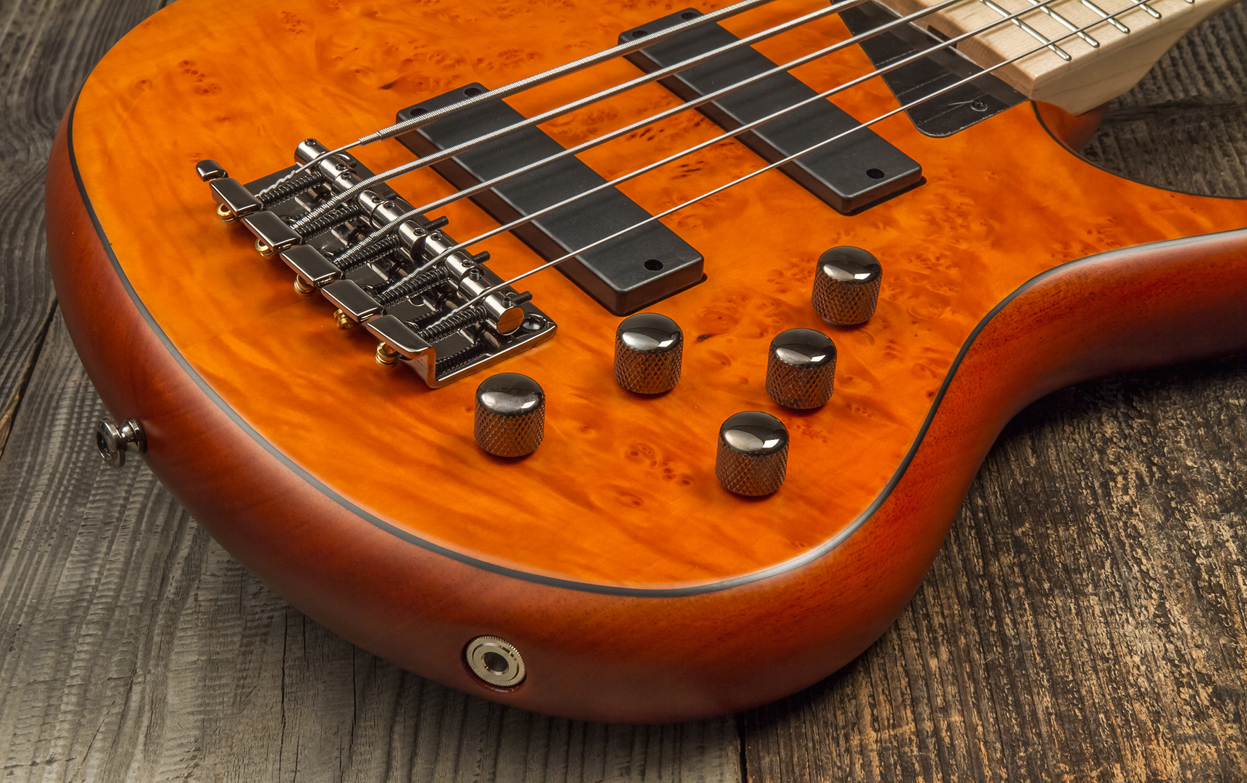 Mtd Kz5mp-sa Kingston 5c Active Mn - Satin Amber - Bajo eléctrico de cuerpo sólido - Variation 3