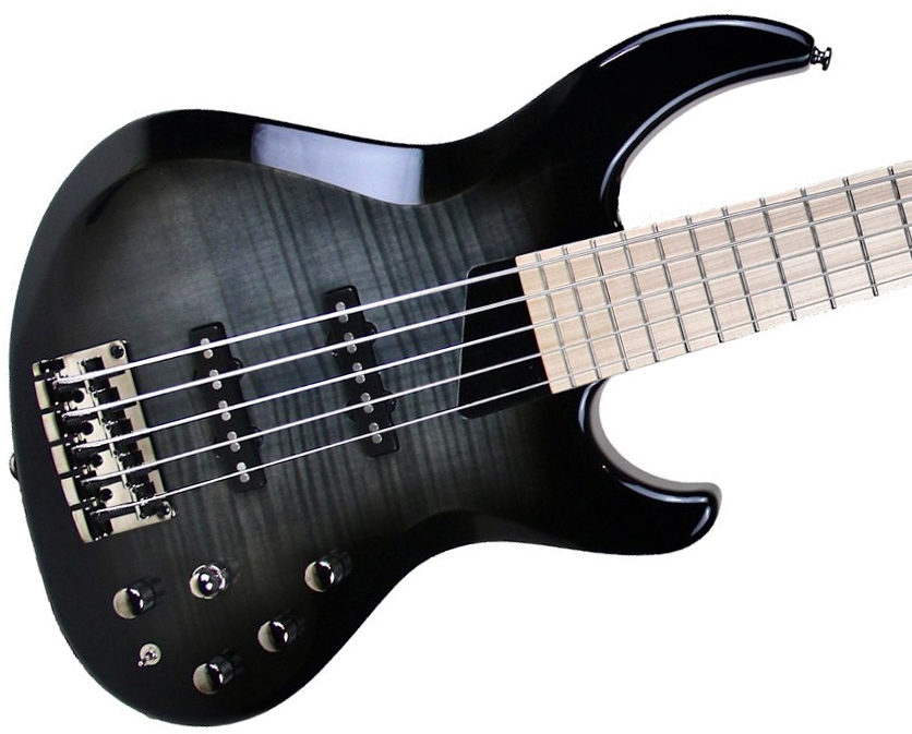 Mtd Saragota Deluxe Ksdx5mn-bbt Kingston 5c Active Mn - Black Burst - Bajo eléctrico de cuerpo sólido - Variation 1