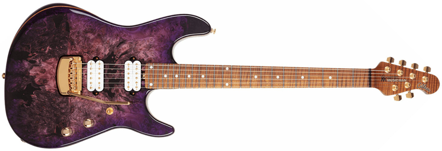 Music Man Jason Richardson 6 Cutlass Signature 6c 2h Trem Mn - Majora Purple - Guitarra eléctrica con forma de str. - Main picture