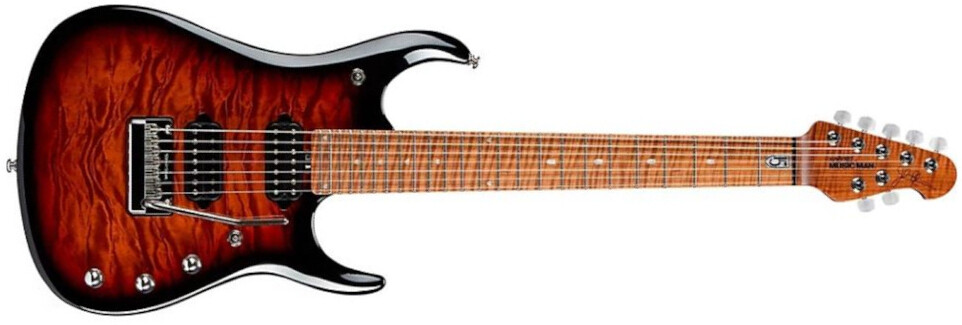 Music Man John Petrucci Jp15 Signature 2h Dimarzio Piezo Trem Mn +housse - Tiger Eye Quilt Top - Guitarra electrica metalica - Main picture