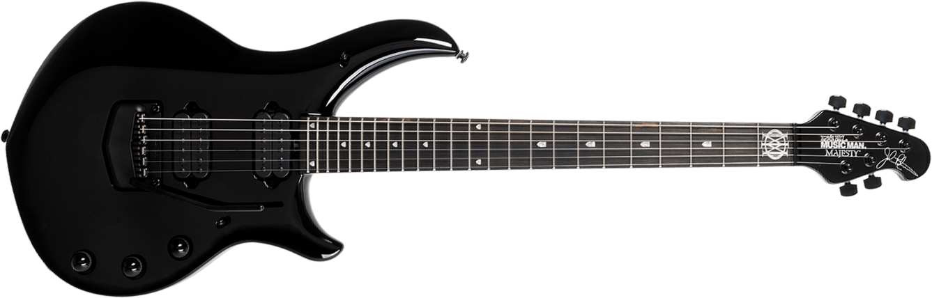 Music Man John Petrucci Majesty 6 Signature 2h Dimarzio Piezo Trem Eb +etui - Dark Side - Guitarra eléctrica de autor - Main picture