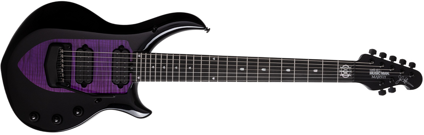 Music Man John Petrucci Majesty 7c Signature 2h Dimarzio Piezo Trem Eb - Wisteria Blossom - Guitarra eléctrica de 7 cuerdas - Main picture