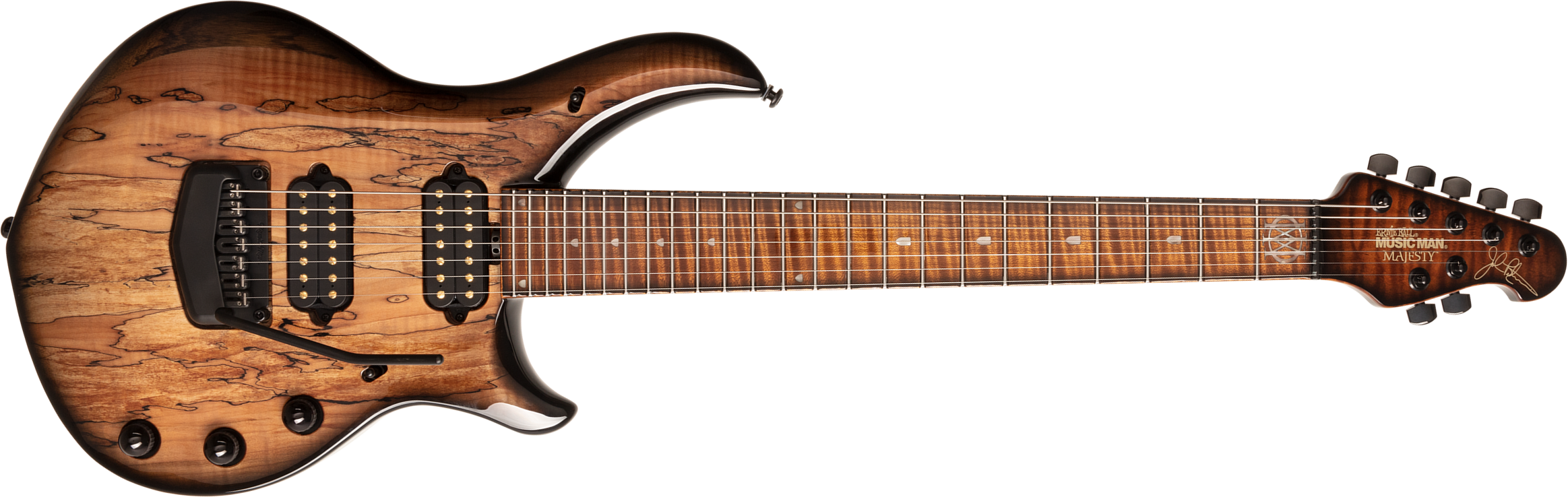 Music Man John Petrucci Majesty 7c Signature 2h Dimarzio Piezo Trem Eb +housse - Spice Melange - Guitarra eléctrica de autor - Main picture