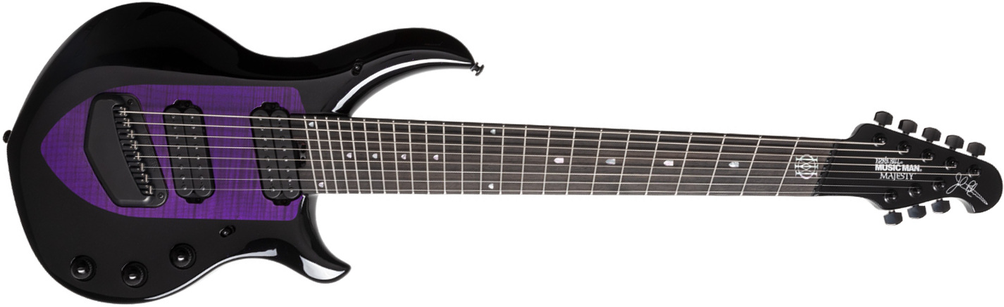 Music Man John Petrucci Majesty 8c Signature 2h Dimarzio Piezo Ht Eb - Wisteria Blossom - Guitarra electrica de 8 y 9 cuerdas - Main picture