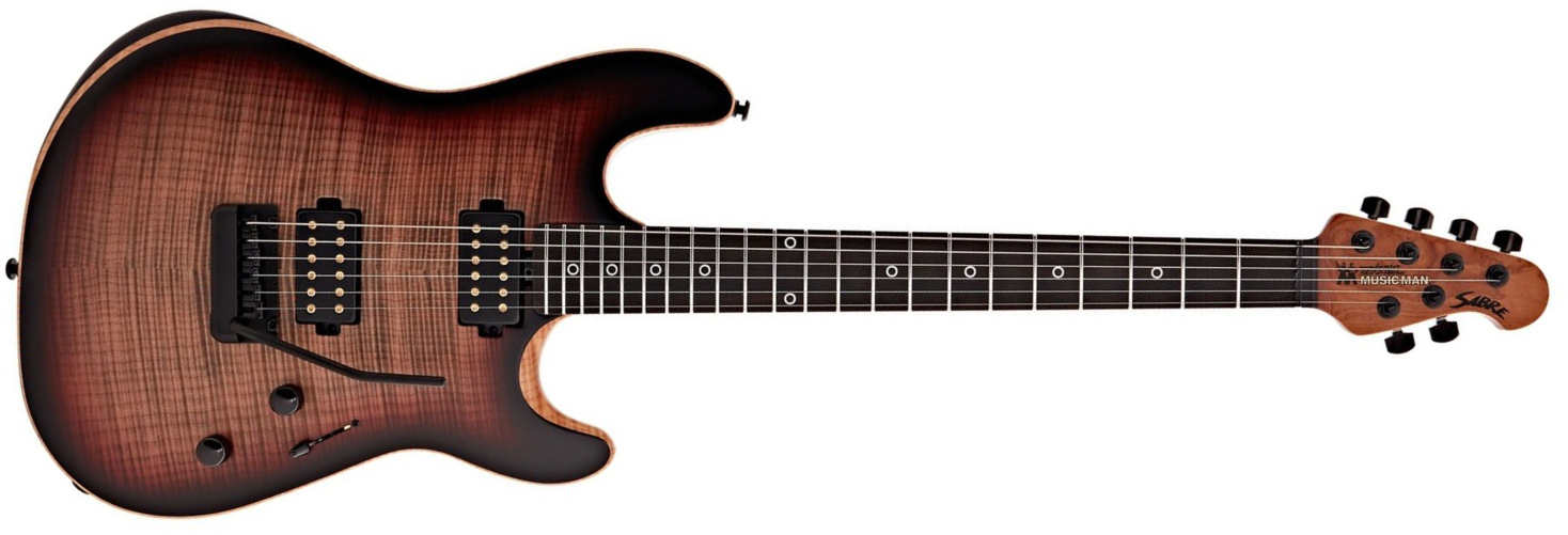 Music Man Rabea Massad Sabre Signature 2h Trem Eb - Vileblood Burst - Guitarra eléctrica de autor - Main picture