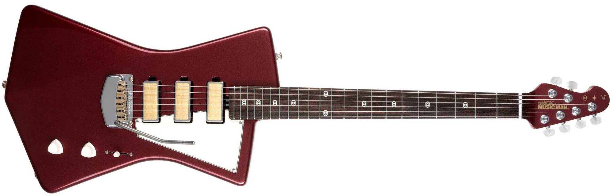 Music Man St Vincent Goldie 3h Trem Rw +housse - Velveteen - Guitarra electrica retro rock - Main picture