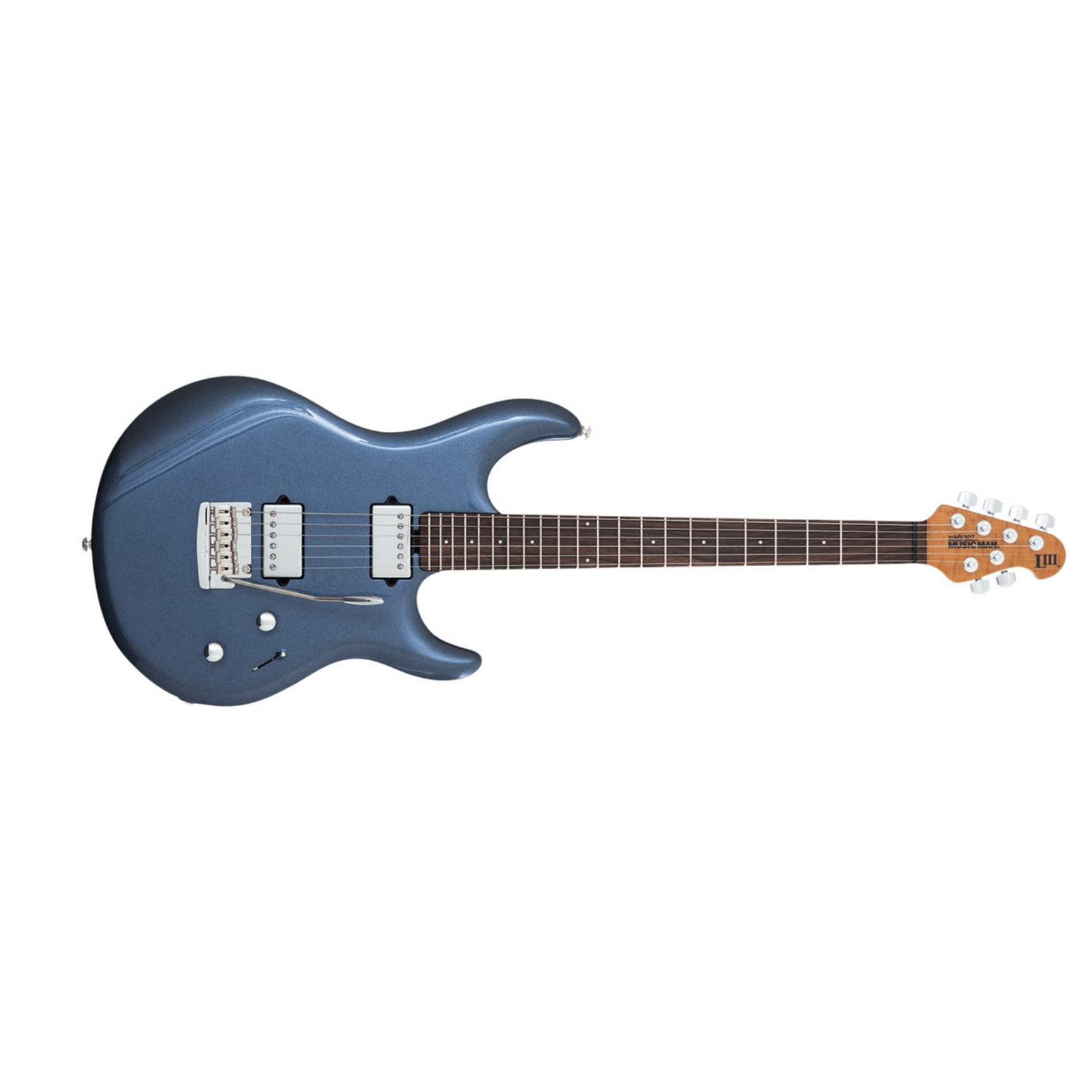 Music Man Steve Lukather Iii 3 Signature Hss Trem Rw - Bodhi Blue - Guitarra eléctrica con forma de str. - Main picture