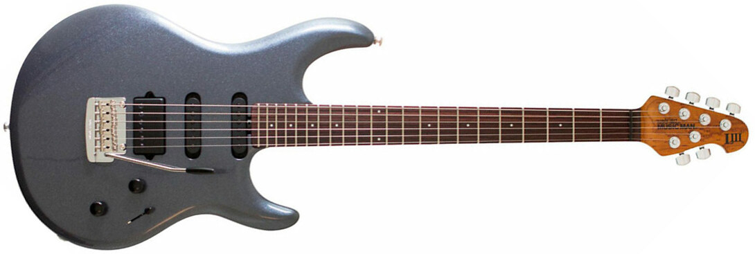Music Man Steve Lukather Luke Iii 3 Hss Signature Trem Rw - Bodhi Blue - Guitarra eléctrica con forma de str. - Main picture