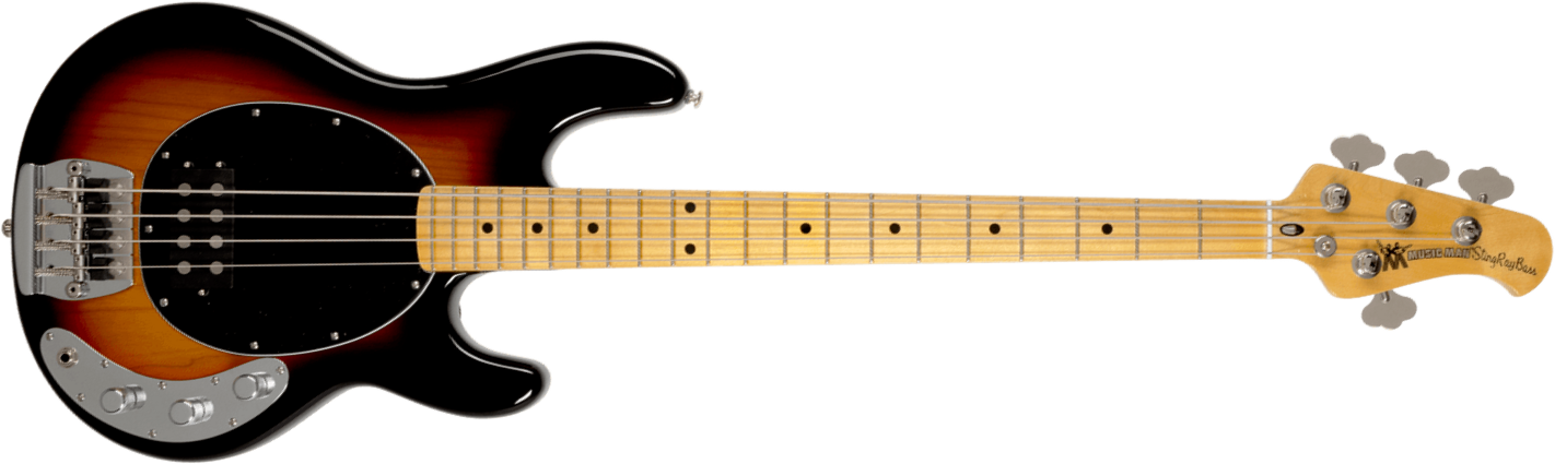 Music Man Stingray Retro 70s Usa Active Mn - Vintage Sunburst - Bajo eléctrico de cuerpo sólido - Main picture