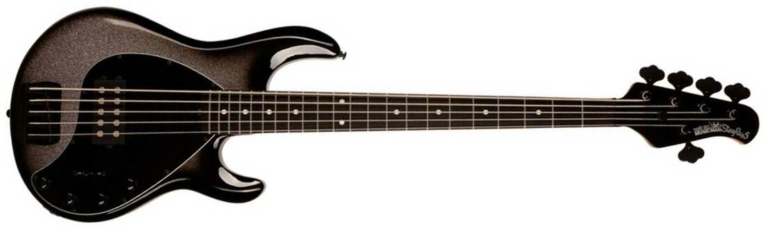 Music Man Stingray Special H 5c Active Eb  +housse - Smoked Chrome - Bajo eléctrico de cuerpo sólido - Main picture