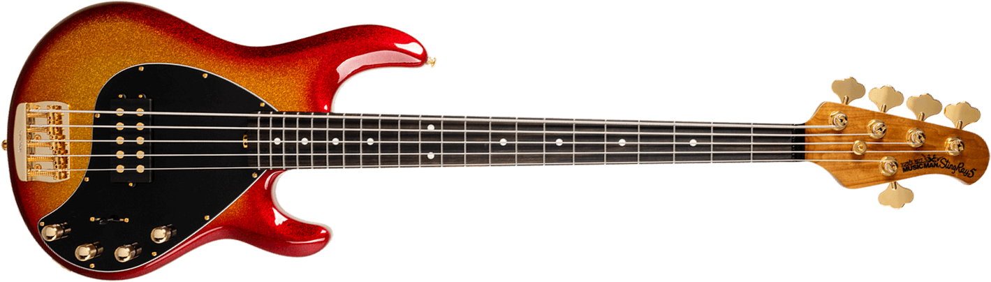 Music Man Stingray Special H 5c Active Eb +housse - Cherry Punch - Bajo eléctrico de cuerpo sólido - Main picture