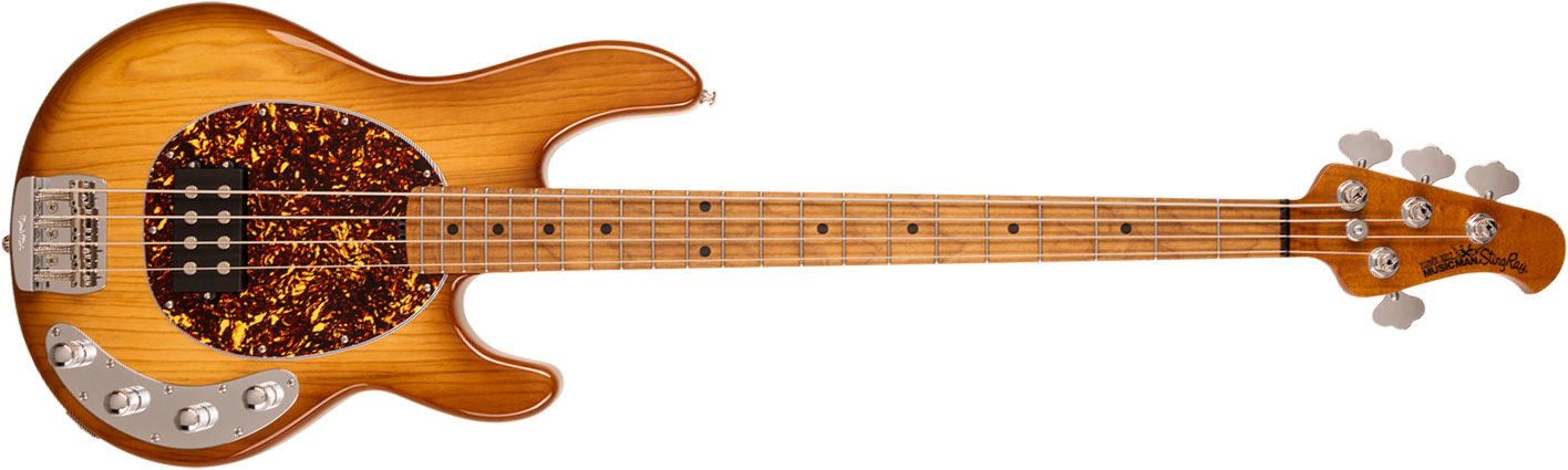 Music Man Stingray Special H Active Mn +housse - Hot Honey - Bajo eléctrico de cuerpo sólido - Main picture