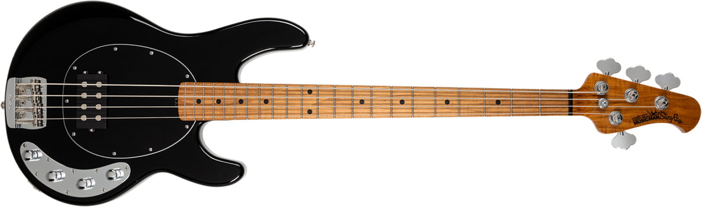Music Man Stingray Special H Active Mn +housse - Black - Bajo eléctrico de cuerpo sólido - Main picture