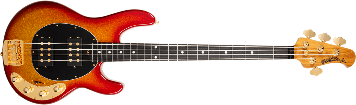 Music Man Stingray Special Hh Active Eb +housse - Cherry Punch - Bajo eléctrico de cuerpo sólido - Main picture