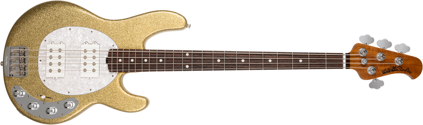 Music Man Stingray Special Hh Active Rw +housse - Genius Gold - Bajo eléctrico de cuerpo sólido - Main picture