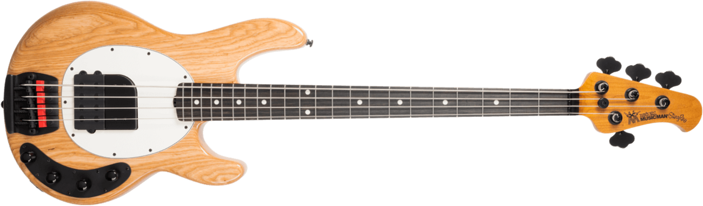 Music Man Tim Commerford Stingray Bass Active Signature Eb - Natural Gloss - Bajo eléctrico de cuerpo sólido - Main picture