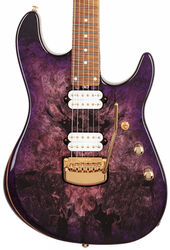 Guitarra eléctrica con forma de str. Music man Jason Richardson6 Cutlass - Majora purple