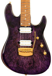 Guitarra eléctrica de 7 cuerdas Music man Jason Richardson 7-string Cutlass - Majora purple