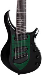 Guitarra electrica de 8 y 9 cuerdas Music man John Petrucci Majesty 8 - Emerald sky
