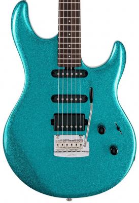 Guitarra eléctrica de cuerpo sólido Music man Steve Lukather Luke III HSS - Ocean sparkle