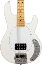Bajo eléctrico de cuerpo sólido Music man Retro '70s StingRay Bass (USA, MN) - white