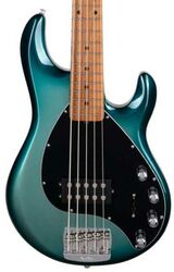 Bajo eléctrico de cuerpo sólido Music man StingRay Special H 5-String (MN) +Gig Bag - Frost green