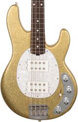 Bajo eléctrico de cuerpo sólido Music man StingRay Special HH +Gig Bag - Genius gold