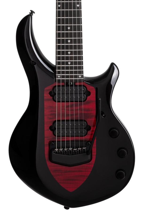 Guitarra eléctrica de autor Music man John Petrucci Majesty 7 +Gig Bag - Sanguine red