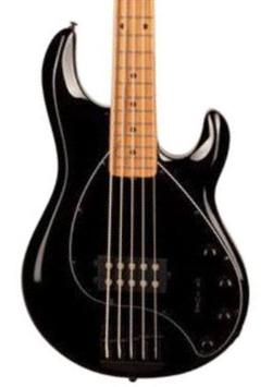 Bajo eléctrico de cuerpo sólido Music man StingRay Special H 5-String (MN) +Gig Bag - black