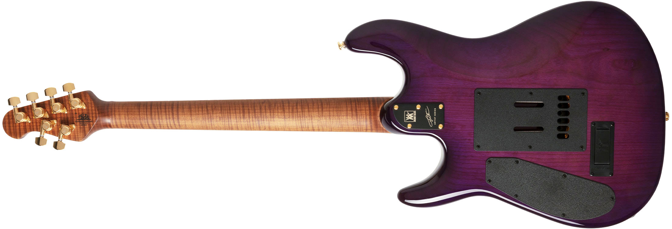 Music Man Jason Richardson 6 Cutlass Signature 6c 2h Trem Mn - Majora Purple - Guitarra eléctrica con forma de str. - Variation 1