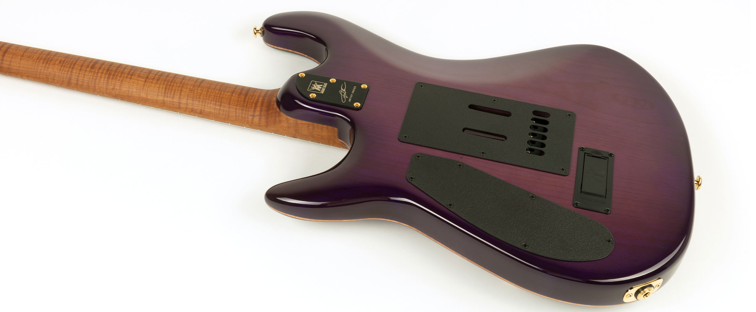 Music Man Jason Richardson 6 Cutlass Signature 6c 2h Trem Mn - Majora Purple - Guitarra eléctrica con forma de str. - Variation 5