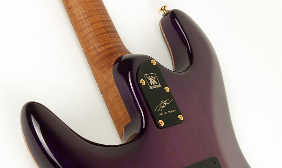 Music Man Jason Richardson 6 Cutlass Signature 6c 2h Trem Mn - Majora Purple - Guitarra eléctrica con forma de str. - Variation 6