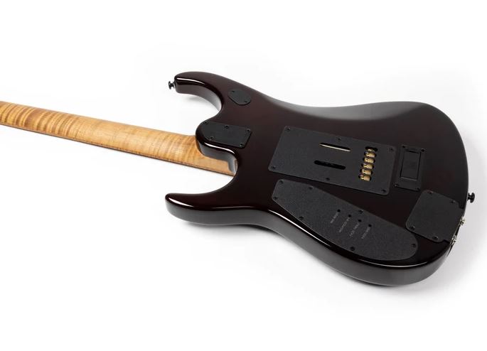 Music Man John Petrucci Jp15 Signature 2h Dimarzio Piezo Trem Mn +housse - Amber Waves Quilt - Guitarra eléctrica de autor - Variation 3