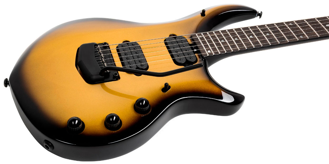 Music Man John Petrucci Majesty 6 Signature 2h Dimarzio Piezo Trem Eb +etui - Gold Eclipse - Guitarra eléctrica de autor - Variation 2