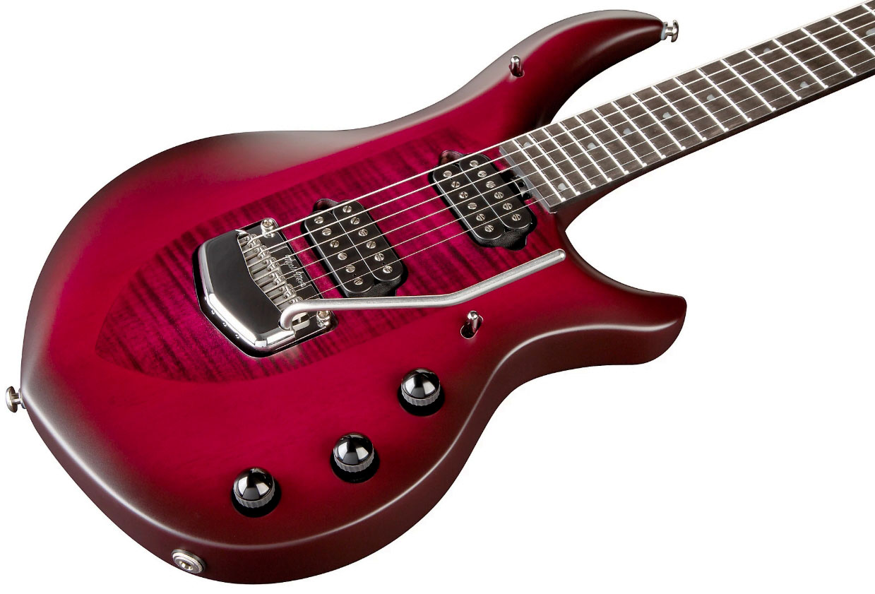 Music Man John Petrucci Majesty 6 Signature 2h Dimarzio Piezo Trem Eb +housse - Amaranth - Guitarra eléctrica de autor - Variation 2