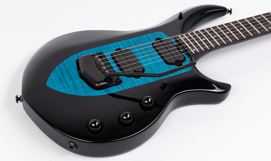 Music Man John Petrucci Majesty 6 Signature 2h Dimarzio Piezo Trem Eb - Okelani Blue - Guitarra electrica metalica - Variation 2