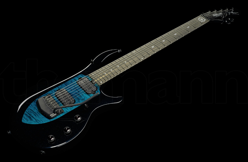 Music Man John Petrucci Majesty 7 Signature 2h Dimarzio Piezo Trem Eb - Okelani Blue - Guitarra eléctrica de 7 cuerdas - Variation 2