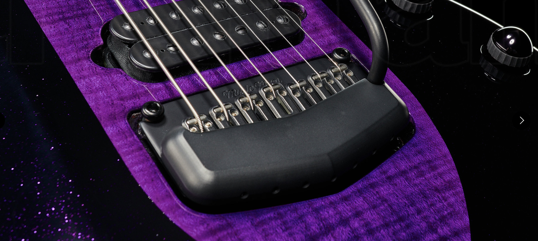 Music Man John Petrucci Majesty 7c Signature 2h Dimarzio Piezo Trem Eb - Wisteria Blossom - Guitarra eléctrica de 7 cuerdas - Variation 3