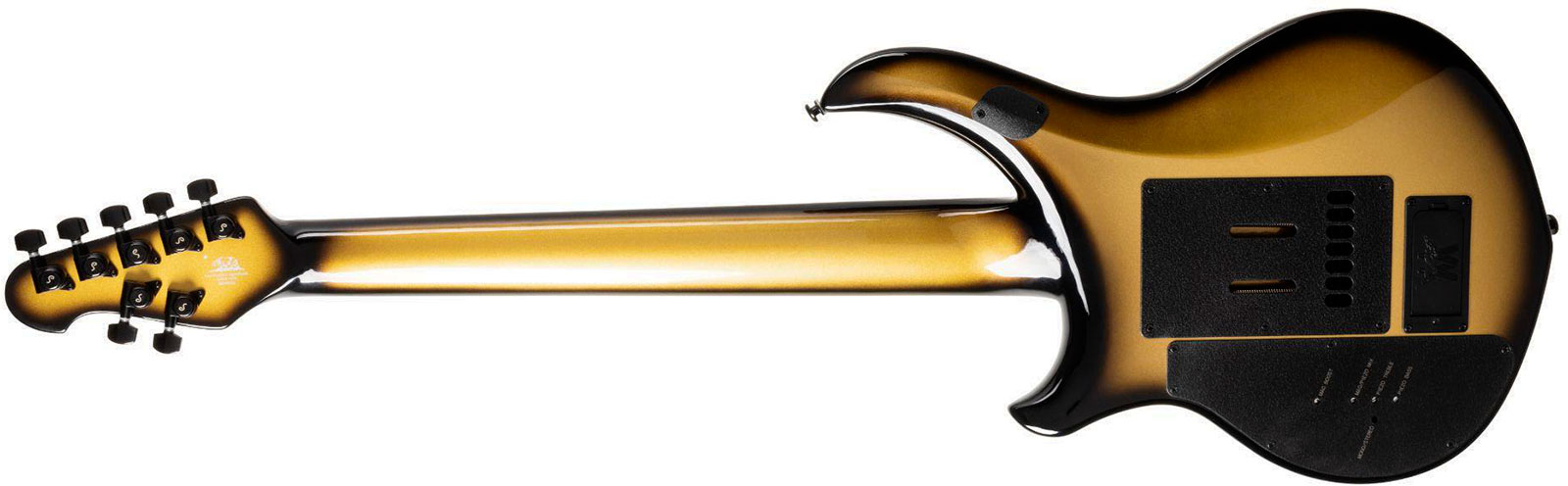 Music Man John Petrucci Majesty 7c Signature 2h Dimarzio Piezo Trem Eb +etui - Gold Eclipse - Guitarra eléctrica de autor - Variation 3