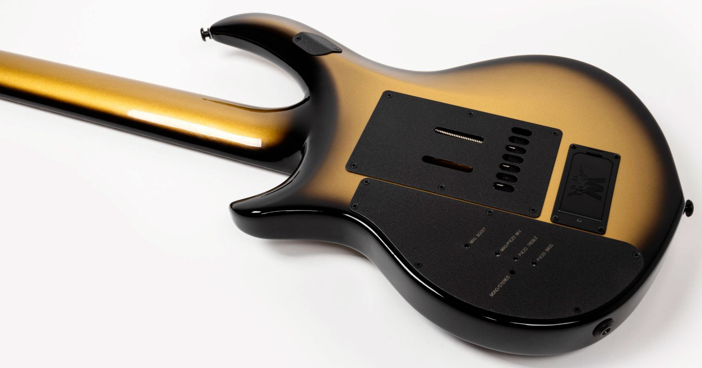 Music Man John Petrucci Majesty 7c Signature 2h Dimarzio Piezo Trem Eb +etui - Gold Eclipse - Guitarra eléctrica de autor - Variation 5