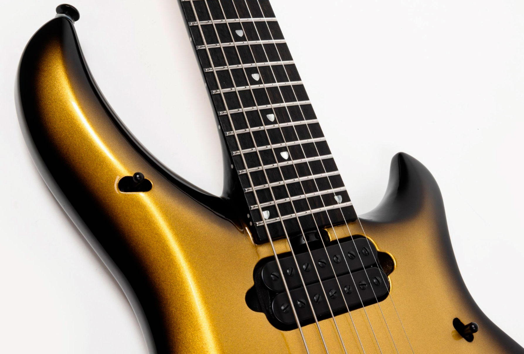Music Man John Petrucci Majesty 7c Signature 2h Dimarzio Piezo Trem Eb +etui - Gold Eclipse - Guitarra eléctrica de autor - Variation 6