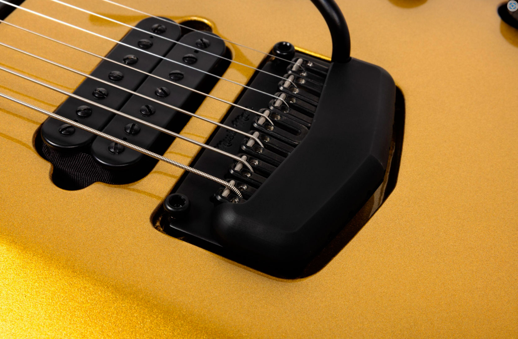 Music Man John Petrucci Majesty 7c Signature 2h Dimarzio Piezo Trem Eb +etui - Gold Eclipse - Guitarra eléctrica de autor - Variation 7