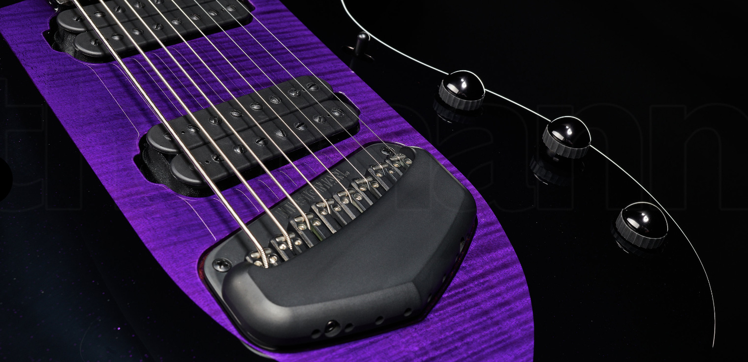 Music Man John Petrucci Majesty 8c Signature 2h Dimarzio Piezo Ht Eb - Wisteria Blossom - Guitarra electrica de 8 y 9 cuerdas - Variation 3