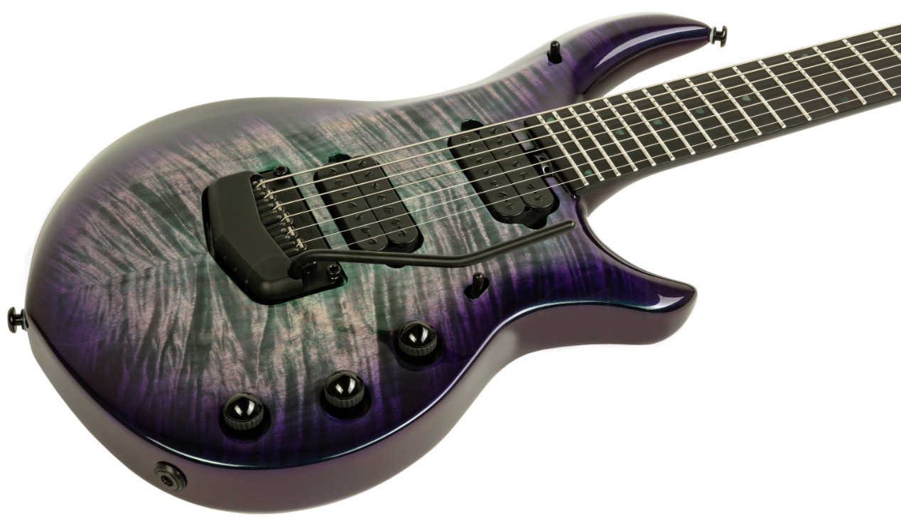 Music Man John Petrucci Majesty Maple Top 7 Signature 2h Dimarzio Piezo Trem Eb - Crystal Amethyst - Guitarra eléctrica de 7 cuerdas - Variation 2