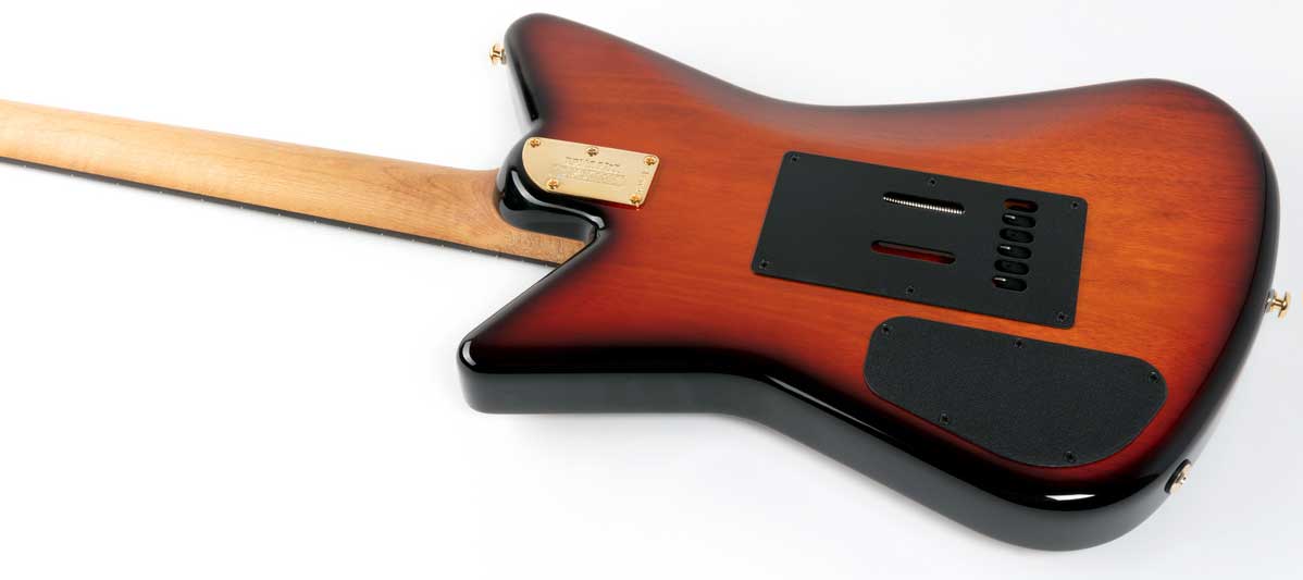 Music Man Mariposa Hh Usa 2h Trem Eb - Sahara Sunset - Guitarra electrica retro rock - Variation 5