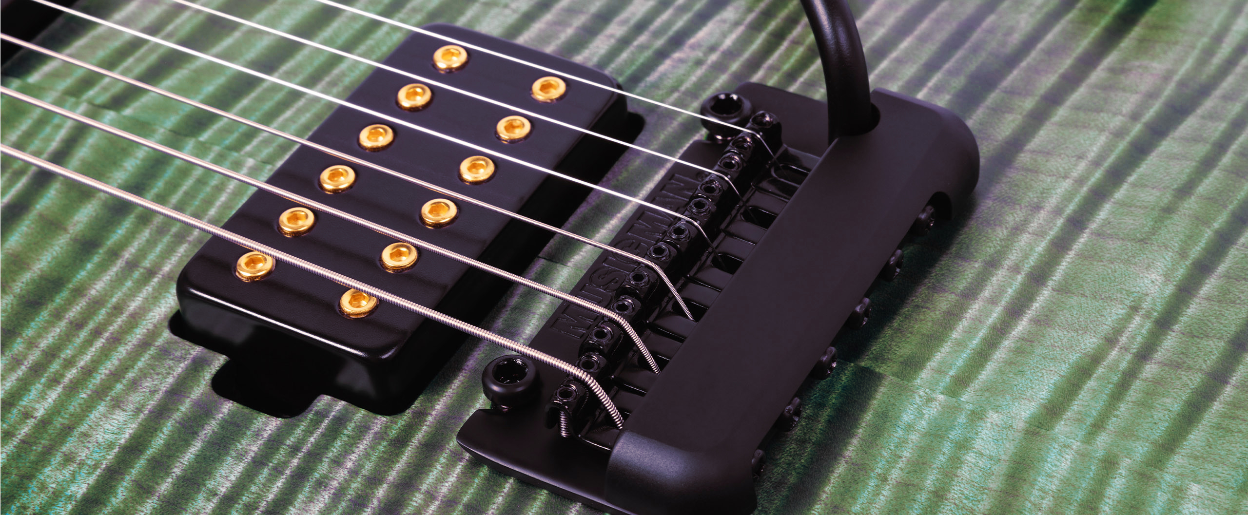 Music Man Rabea Massad Sabre Signature 2h Trem Eb - Emerald Hill Burst - Guitarra eléctrica de autor - Variation 1