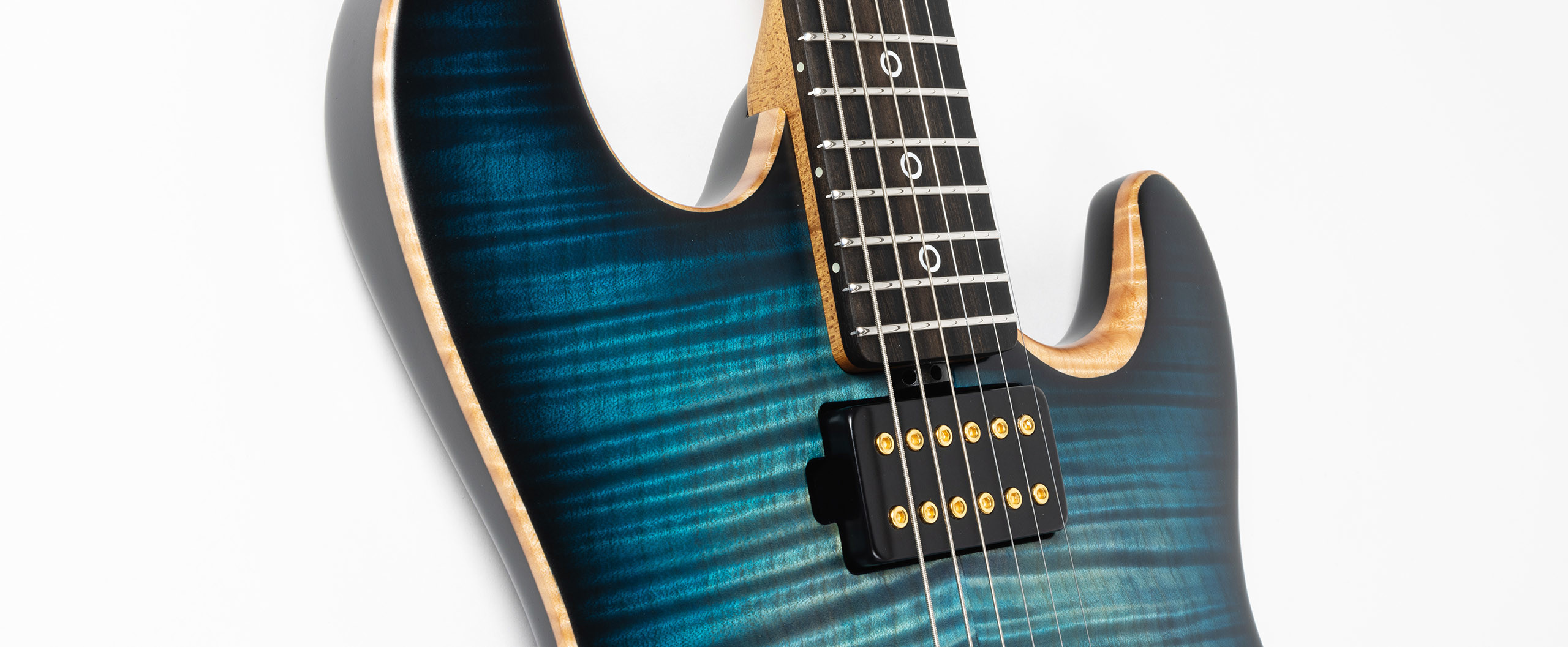 Music Man Rabea Massad Sabre Signature 2h Trem Eb - Carian Burst - Guitarra eléctrica de autor - Variation 4